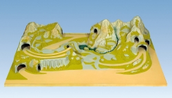 Noch 80100 H0 Groanlage Silvretta 220x140cm, ca.52cm hoch