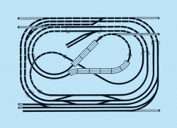 Noch 80100 H0 Groanlage Silvretta 220x140cm, ca.52cm hoch