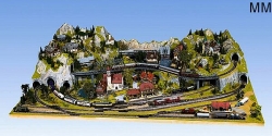 Noch 80200 H0 Fertiggelnde Luzern 220x140cm, ca 46 cm